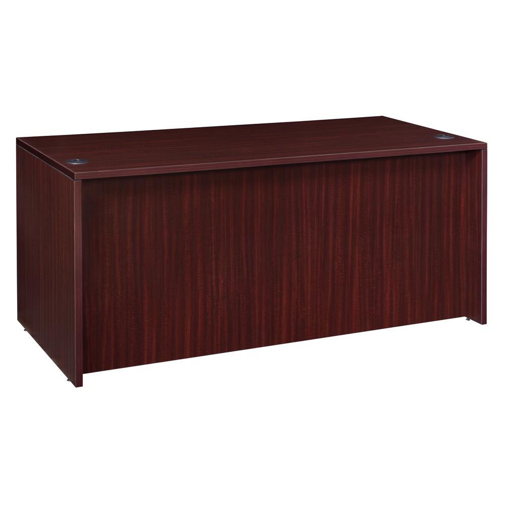 Legacy 66" Single Pedestal Desk- Mahogany
