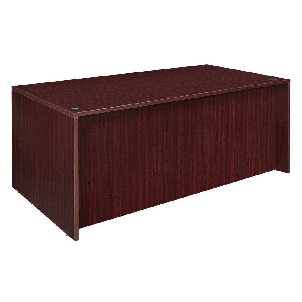 Legacy 71" Single Pedestal Desk- Mahogany