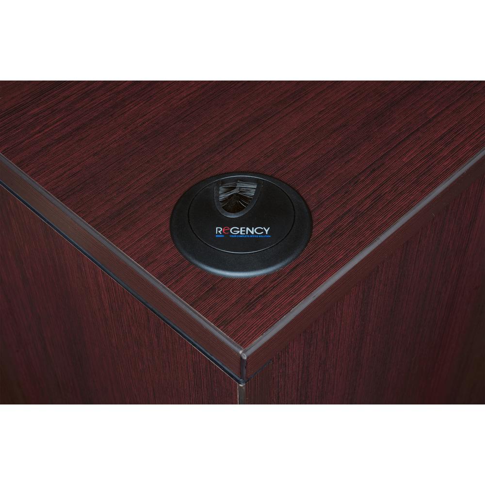 Legacy 71" Single Pedestal Desk- Mahogany