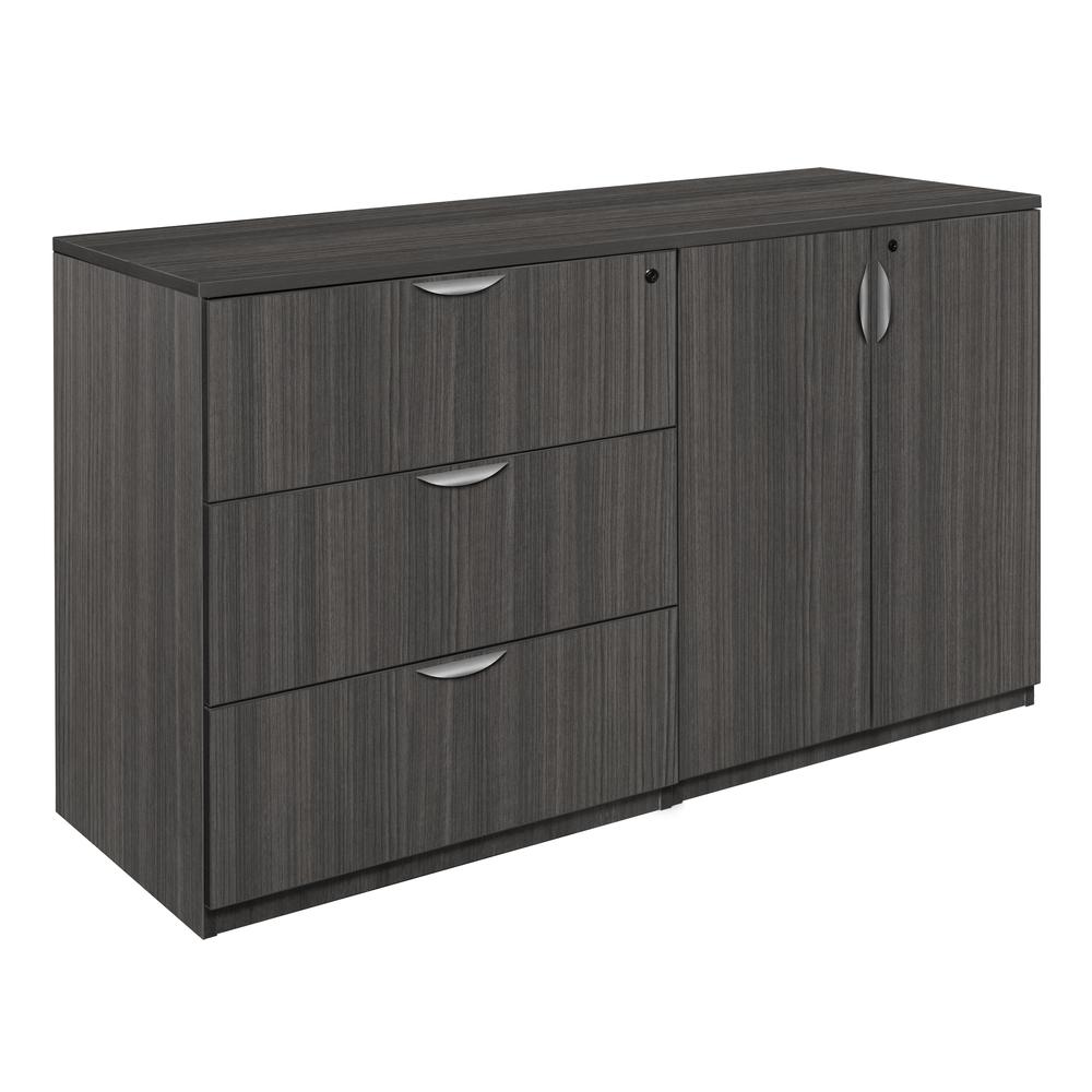 Legacy Stand Up Side to Side Storage Cabinet/ Lateral File- Ash Grey