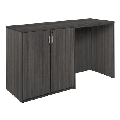Legacy Stand Up Side to Side Storage Cabinet/ Desk- Ash Grey