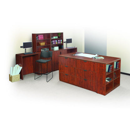 Legacy Stand Up Side to Side Storage Cabinet/ Desk- Cherry