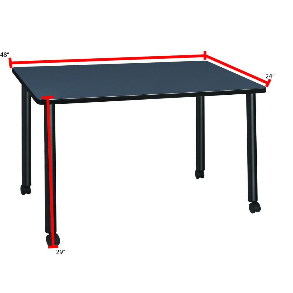 Regency Kee 48 x 24 in. Mobile Desk