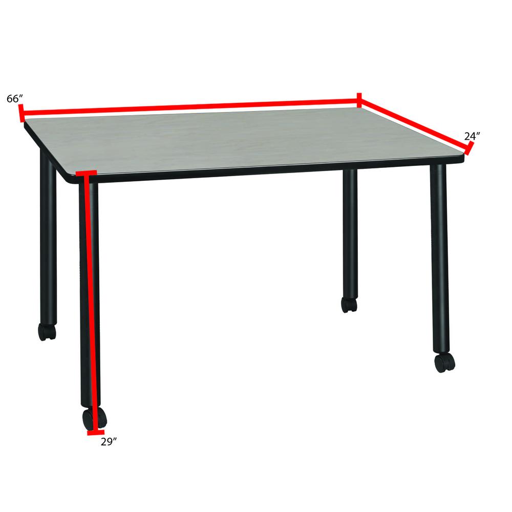 Regency Kee 66 x 24 in. Mobile Desk