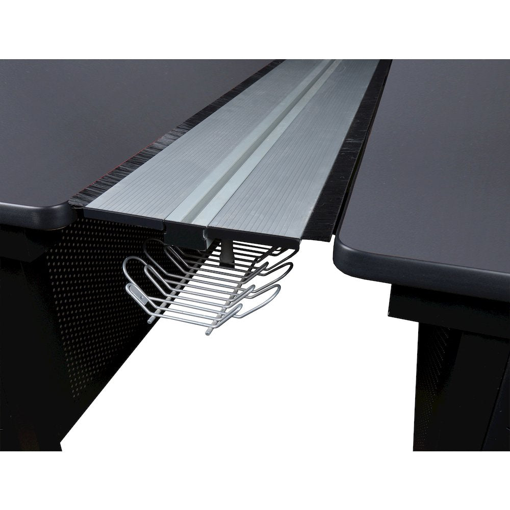 48 x 58 in. 2 Person Bench Workstation Desk- Grey