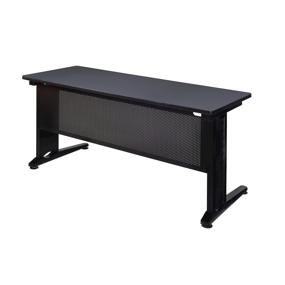 60 x 24 in. Seminar Training Table- Grey