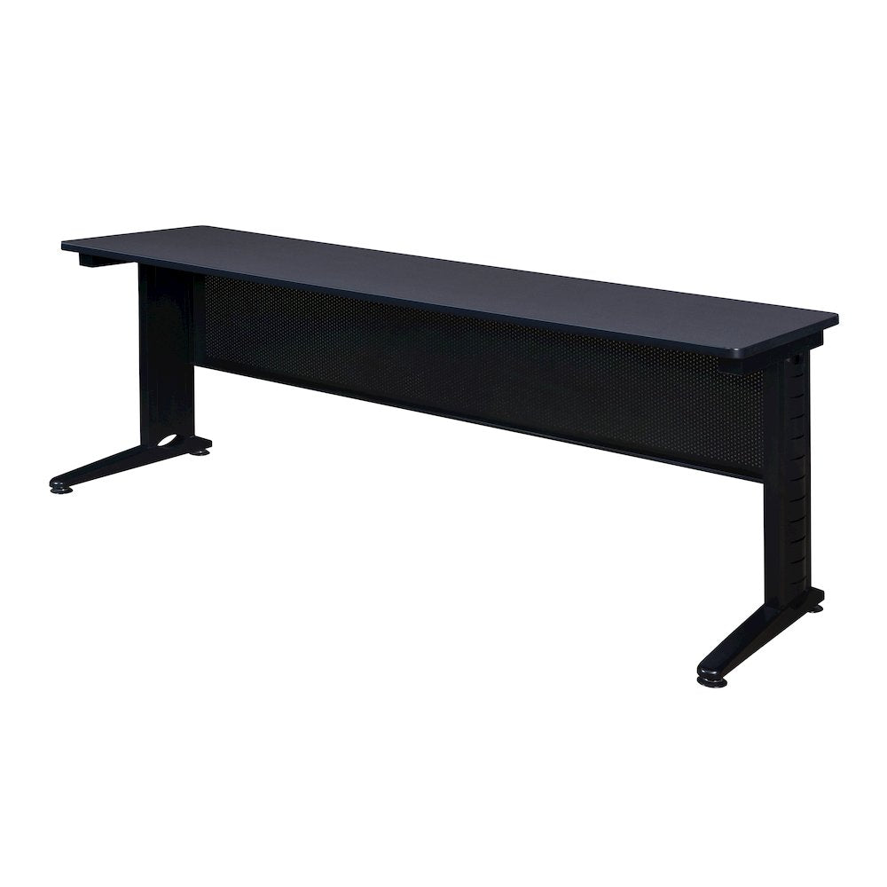 84 x 24 in. Seminar Training Table- Grey