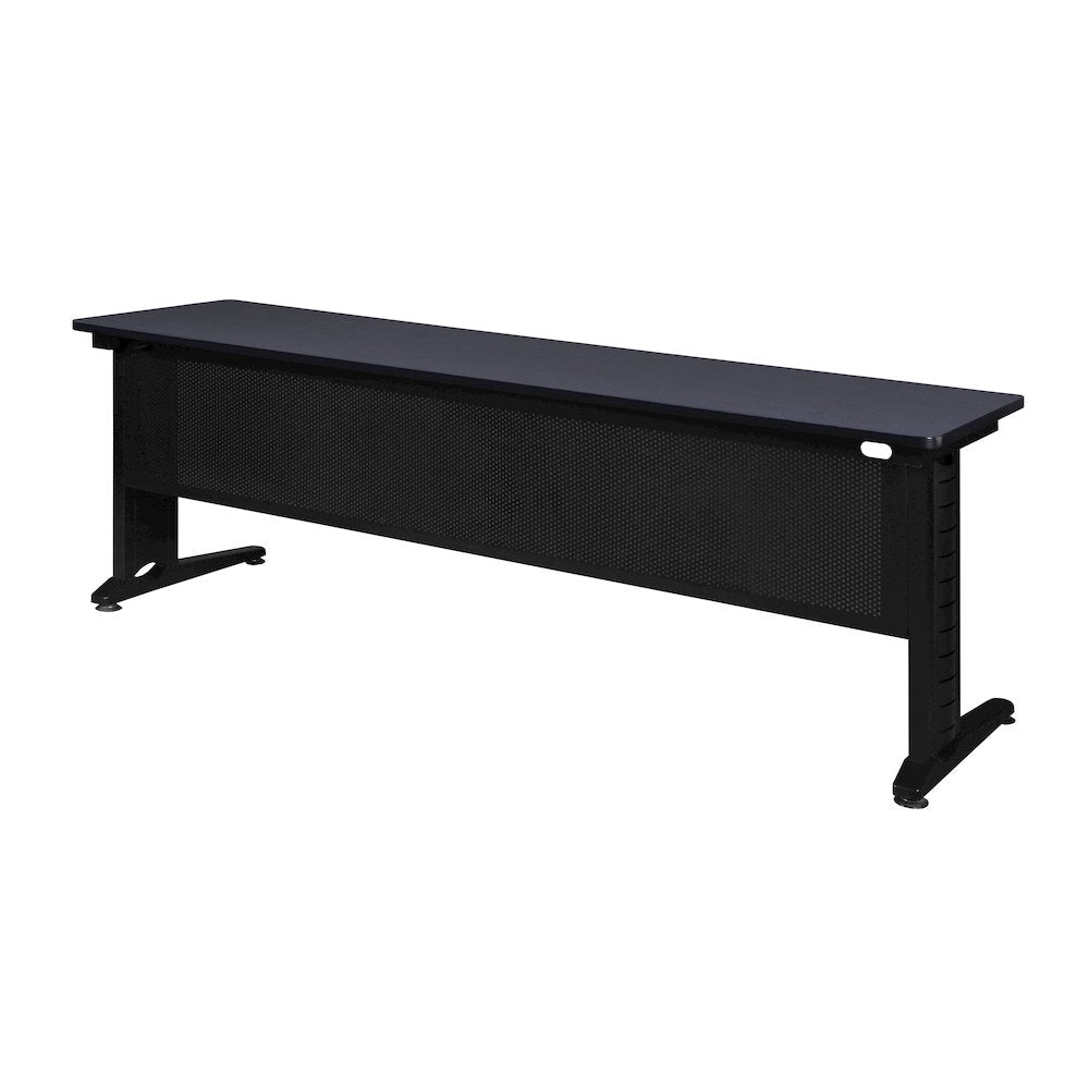 84 x 24 in. Seminar Training Table- Grey