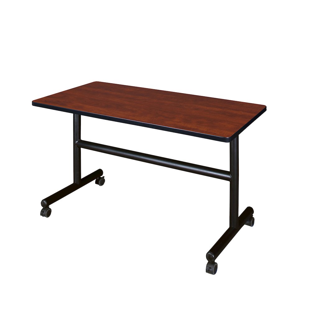 48 x 24 in. Flip-Top Training Nesting Table- Cherry