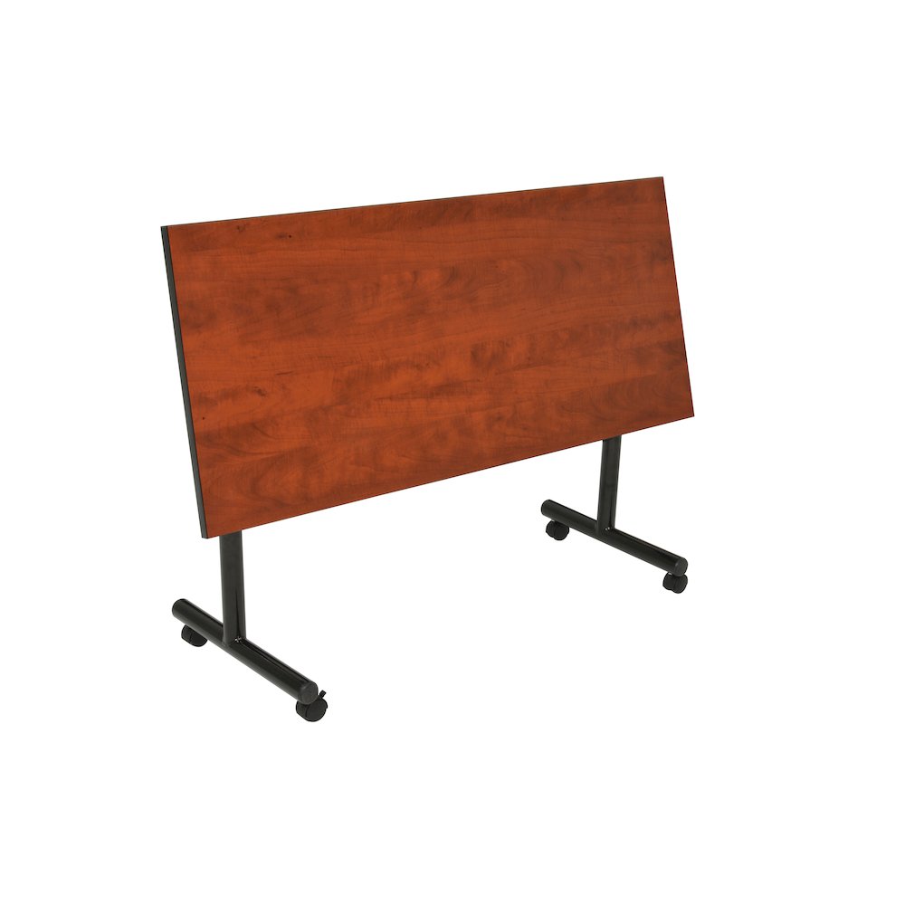 48 x 24 in. Flip-Top Training Nesting Table- Cherry