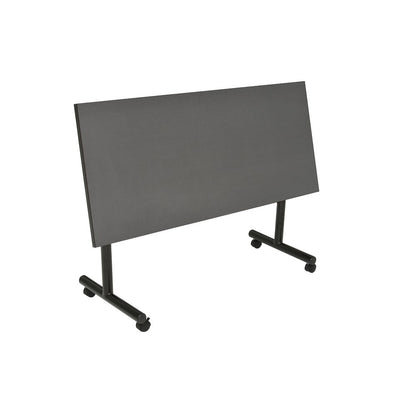 48 x 24 in. Flip-Top Training Nesting Table- Grey