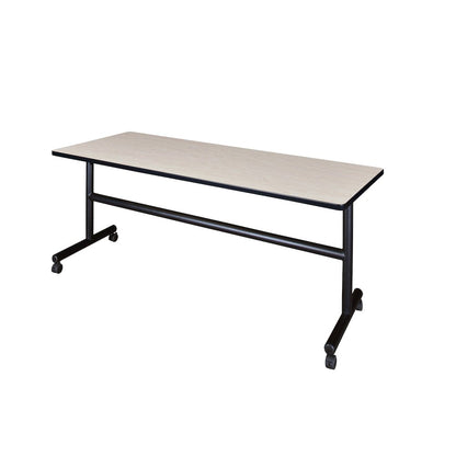 72 x 24 in. Flip-Top Training Nesting Table- Maple