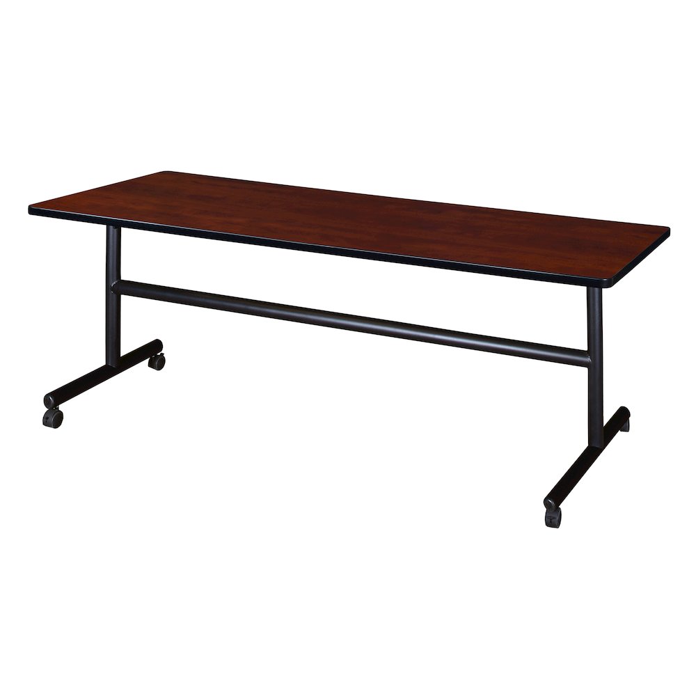 72 x 30 in. Flip-Top Training Nesting Table- Cherry