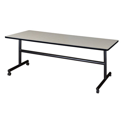 72 x 30 in. Flip-Top Training Nesting Table- Maple