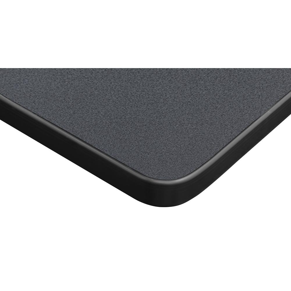 Kee 66" L-Desk with 42" Return, Grey/Chrome