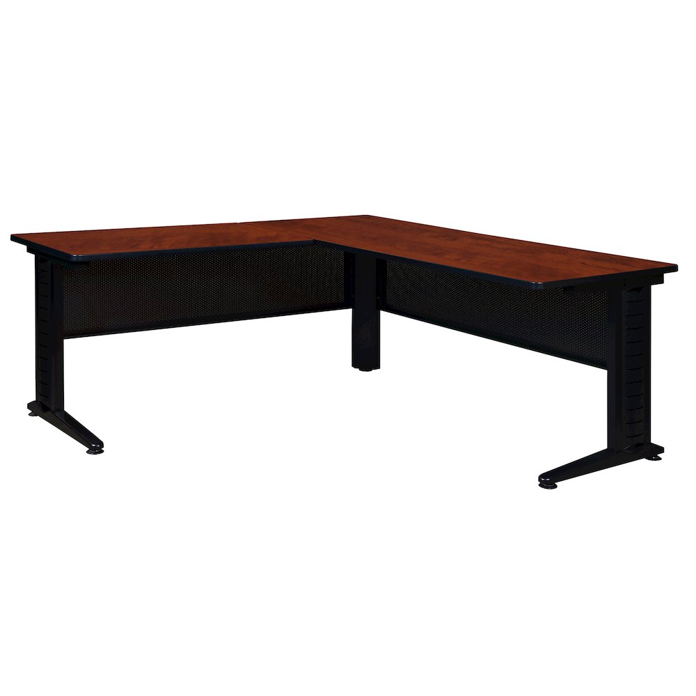 66 x 72 in. L Shape Desk Shell- Cherry