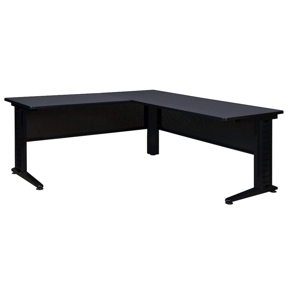 72 x 72 in. L Shape Desk Shell- Grey