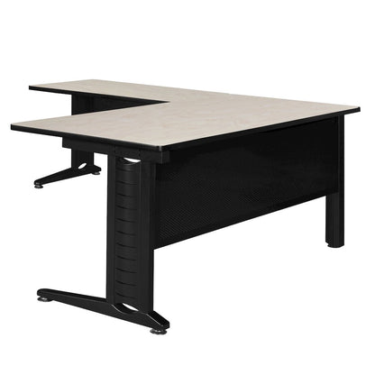 72 x 72 in. L Shape Desk Shell- Maple