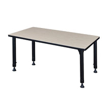 Kee 42" x 30" Height Adjustable Classroom Table - Maple