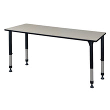 Kee 60" x 30" Height Adjustable Classroom Table - Maple