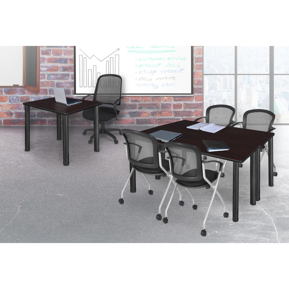 Kee Post Table Legs (Set of 4)- Black