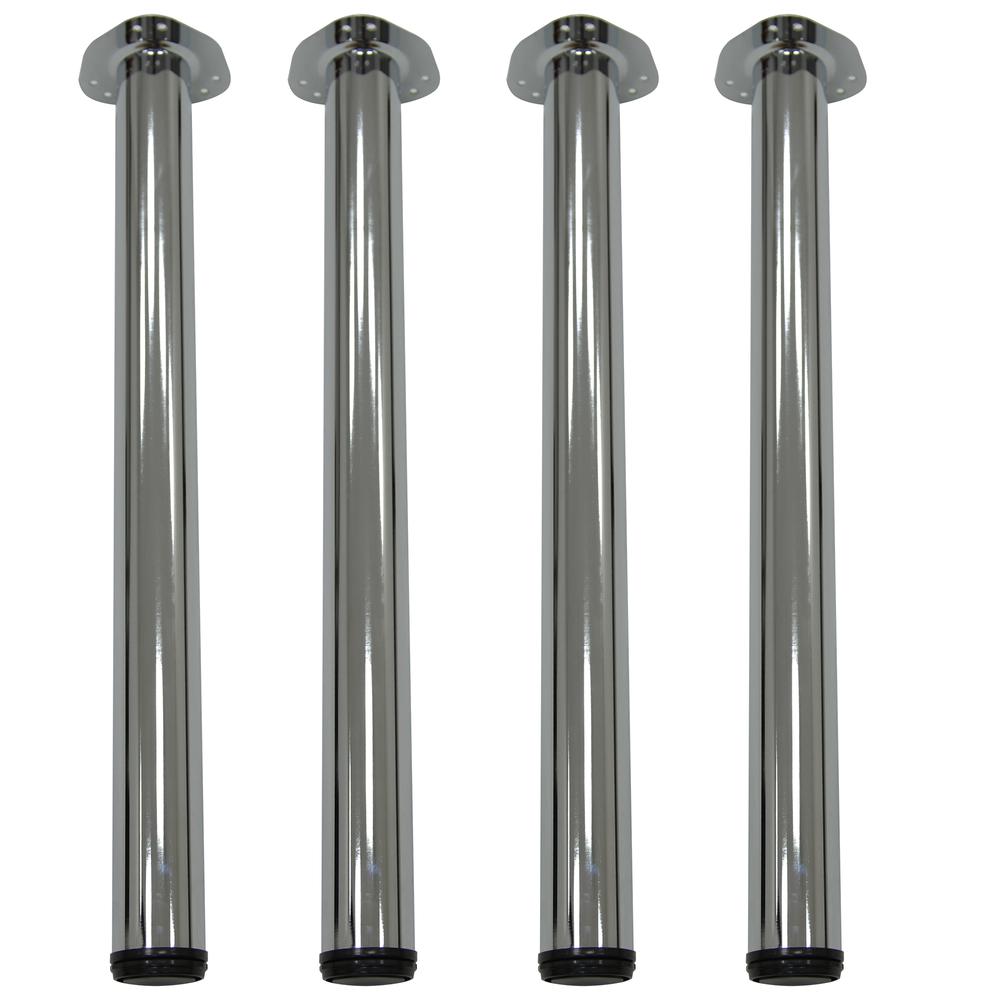Kee Post Table Legs (Set of 4)- Chrome