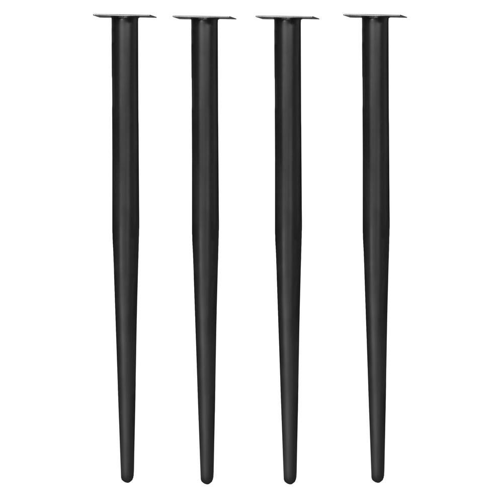Kahlo Tapered Post Legs (Set of 4)- Black
