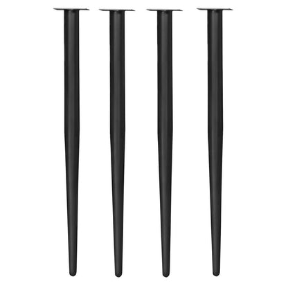 Kahlo Tapered Post Legs (Set of 4)- Black