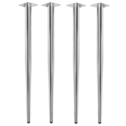 Kahlo Tapered Post Legs (Set of 4)- Chrome