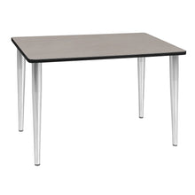 42 x 24 in. Training Seminar Table- Maple Top, Chrome Tapered Legs