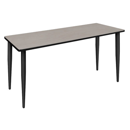 60 x 24 in. Training Seminar Table- Maple Top, Black Tapered Legs