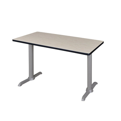 42" x 24" Training Table- Maple/ Grey Base