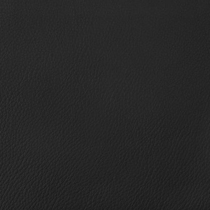 Jean Square Vinyl Ottoman (Set of 2)- Black
