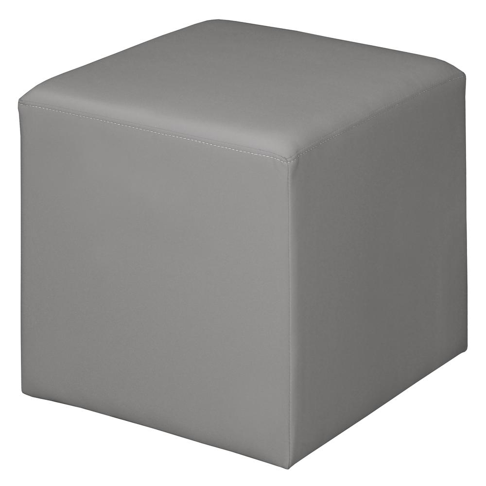Jean Square Ottoman- Grey