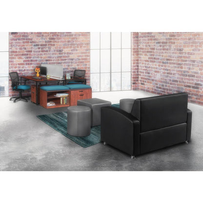 Jean Square Ottoman- Grey