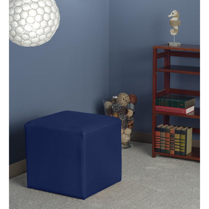 Jean Square Ottoman- Naval Blue