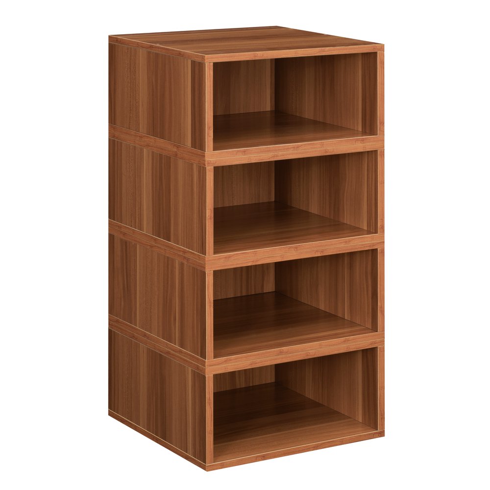 Niche Cubo Storage Set- 4 Half Size Cubes- Warm Cherry