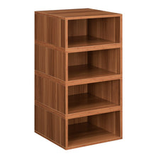 Niche Cubo Storage Set- 4 Half Size Cubes- Warm Cherry