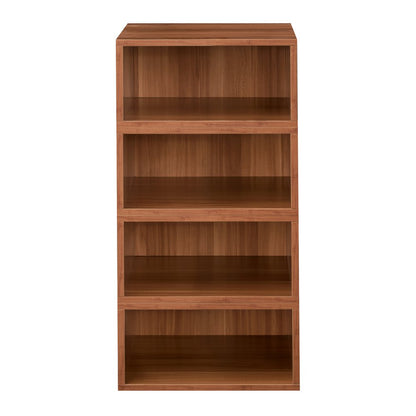 Niche Cubo Storage Set- 4 Half Size Cubes- Warm Cherry