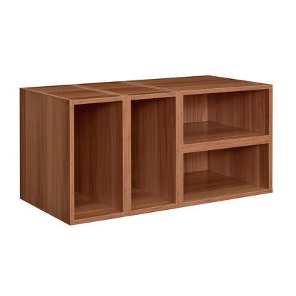 Niche Cubo Storage Set- 4 Half Size Cubes- Warm Cherry