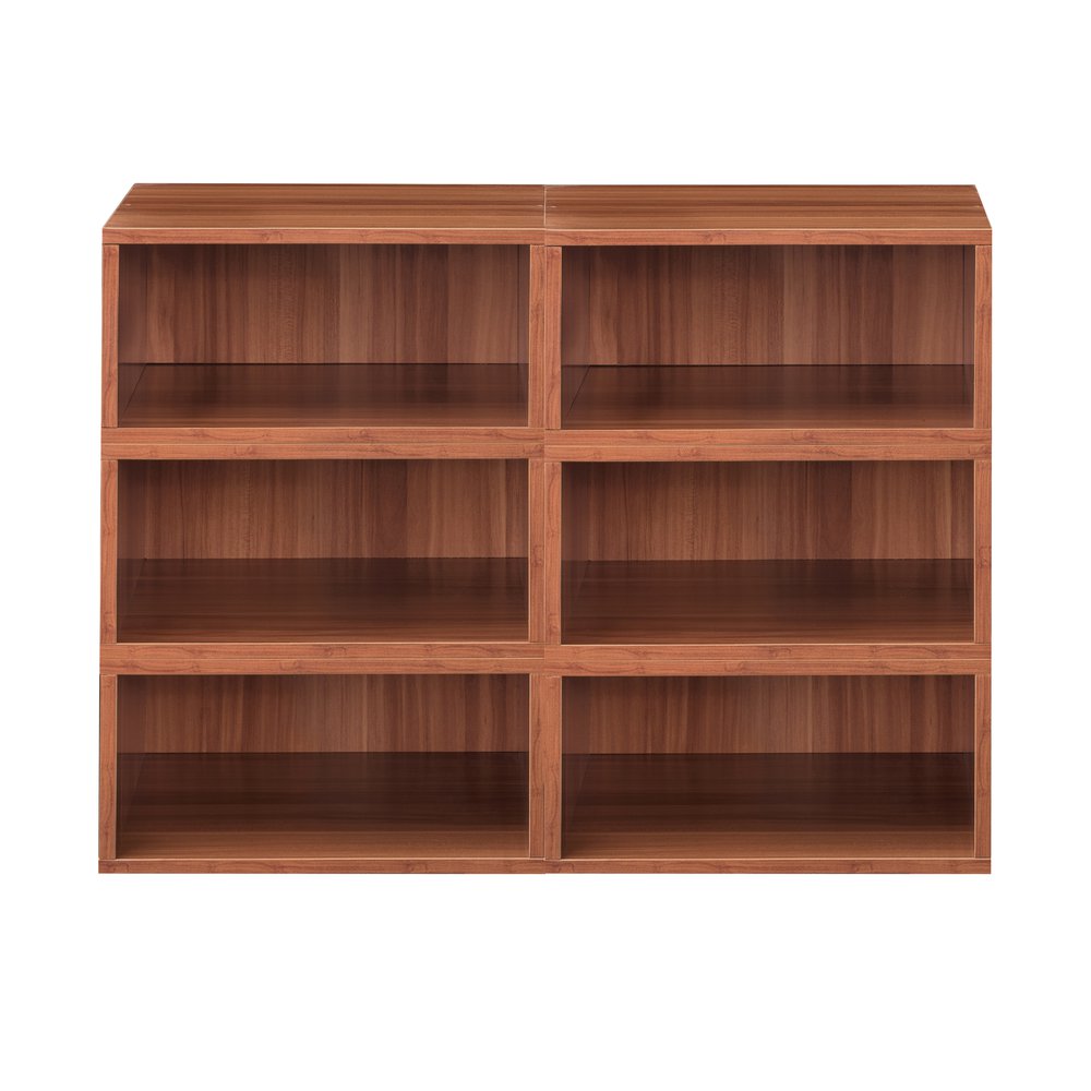 Niche Cubo Storage Set- 6 Half Size Cubes- Warm Cherry