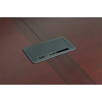 Prestige 120" x 48" Conference Table with Power Data Grommet- Mahogany