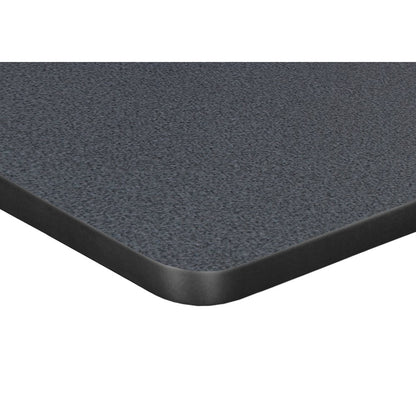 18.5 x 26 in Rectangle Height Adjustable Classroom School Desk- Grey