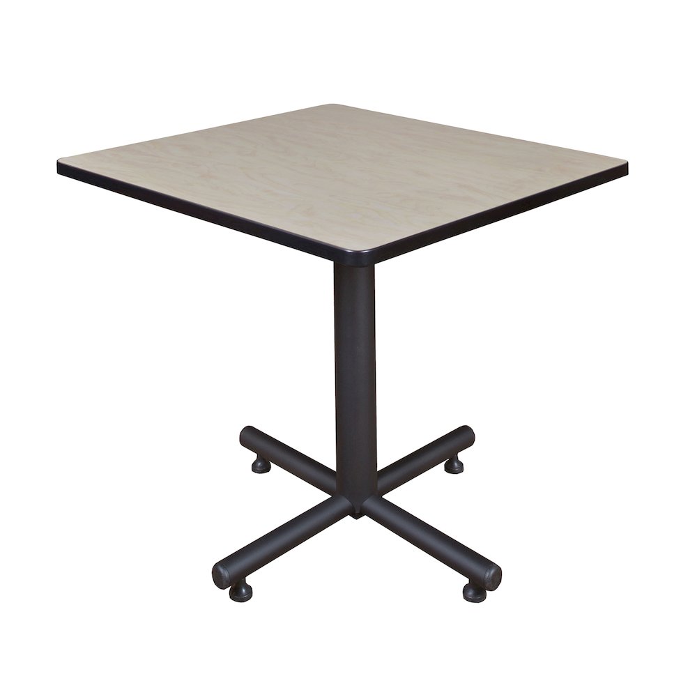 30 in. Square X-Base Breakroom Table- Maple