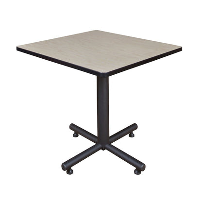 30 in. Square X-Base Breakroom Table- Maple