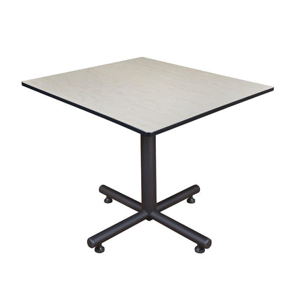 48 in. Square X-Base Breakroom Table- Maple