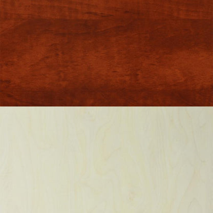60" x 30" Standard Rectangle Table Top- Cherry/Maple