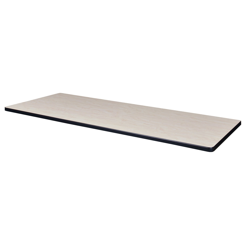 72" x 24" Rectangle Laminate Table Top- Cherry/ Maple