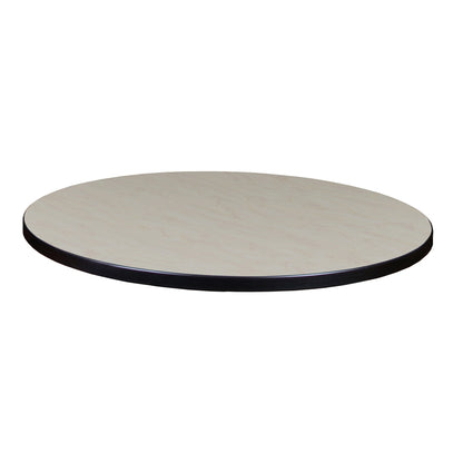 30" Round Laminate Table Top- Cherry/ Maple