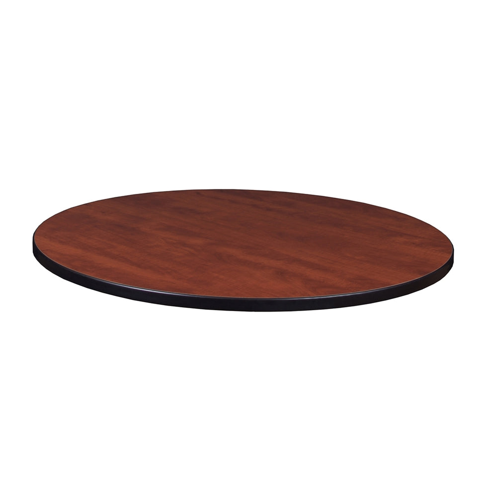 42" Round Laminate Table Top- Cherry/ Maple